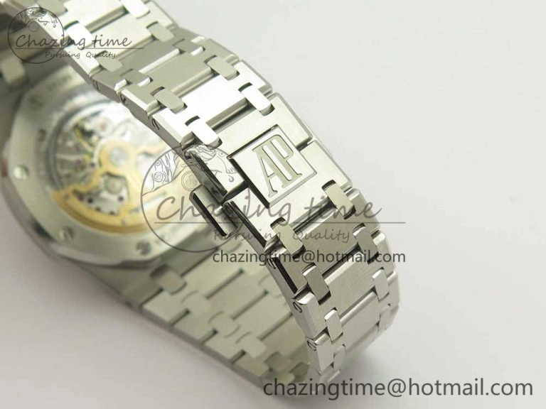 Royal Oak 39mm 15202 SS JF 1:1 Best Edition Blue Textured Dial on SS Bracelet A SportInspired 4897