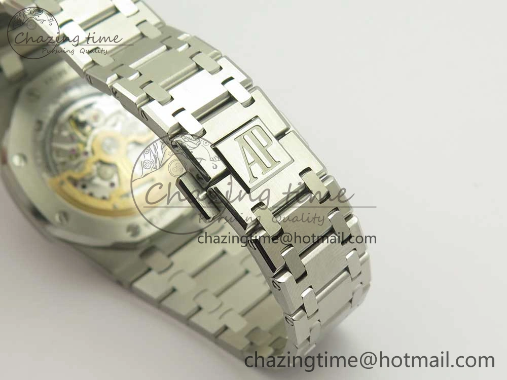 Royal Oak 39mm 15202 SS JF 1:1 Best Edition Blue Textured Dial on SS Bracelet A SportInspired 4897