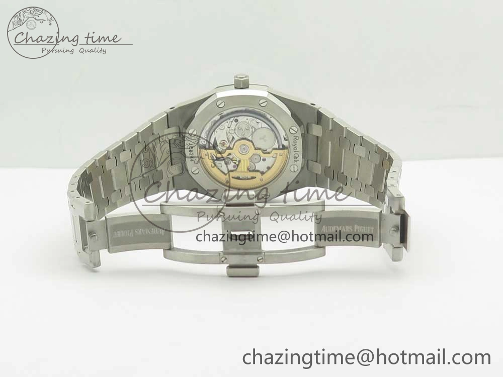 Royal Oak 39mm 15202 SS JF 1:1 Best Edition Blue Textured Dial on SS Bracelet A SportInspired 4897