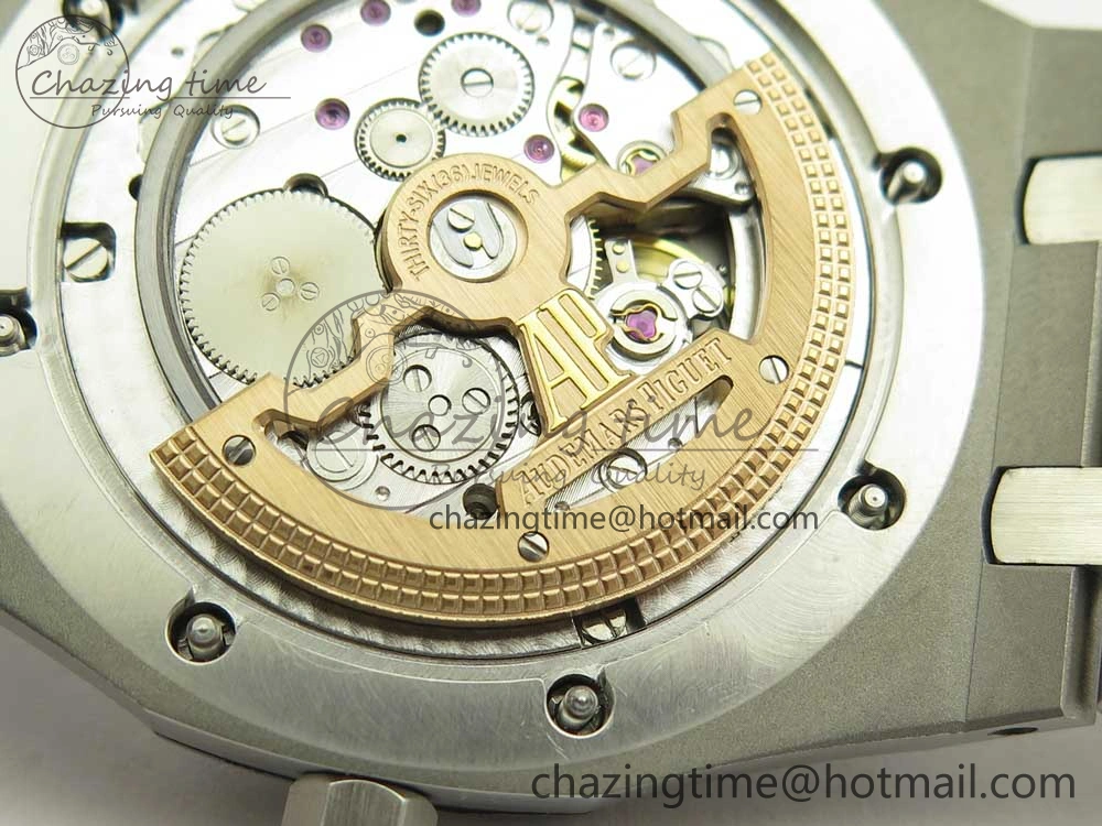 Royal Oak 39mm 15202 SS JF 1:1 Best Edition Blue Textured Dial on SS Bracelet A SportInspired 4897