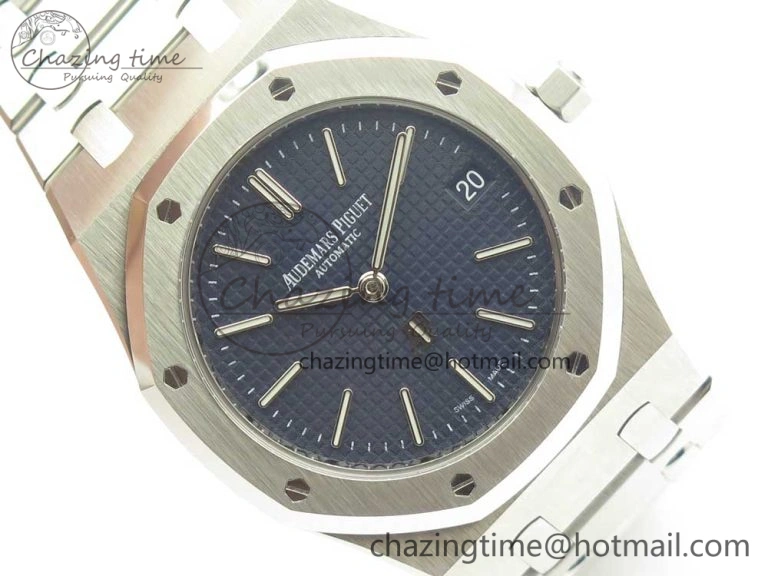 Royal Oak 39mm 15202 SS JF 1:1 Best Edition Blue Textured Dial on SS Bracelet A SportInspired 4897