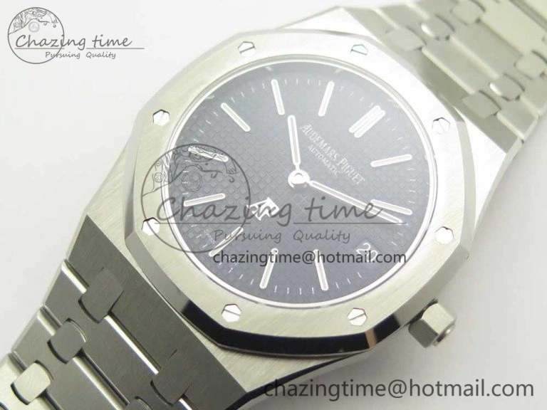 Royal Oak 39mm 15202 SS JF 1:1 Best Edition Blue Textured Dial on SS Bracelet A SportInspired 4897