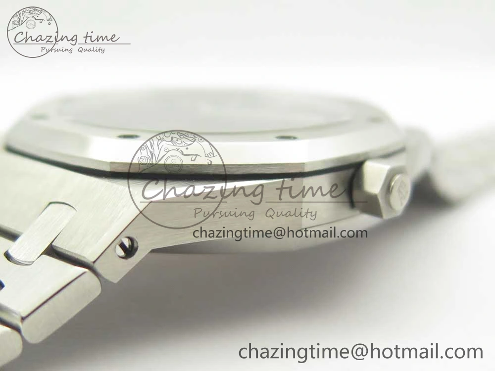 Royal Oak 39mm 15202 SS JF 1:1 Best Edition Blue Textured Dial on SS Bracelet A SportInspired 4897