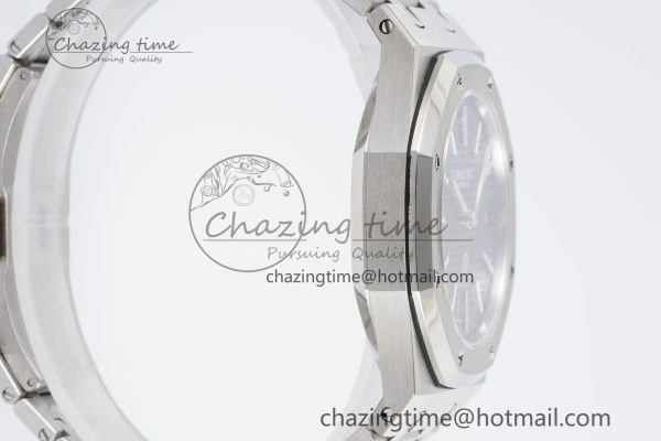 Refined Royal Oak 39mm 15202 SS JJF 1:1 Best Edition Blue Textured Dial on SS Bracelet A 4632