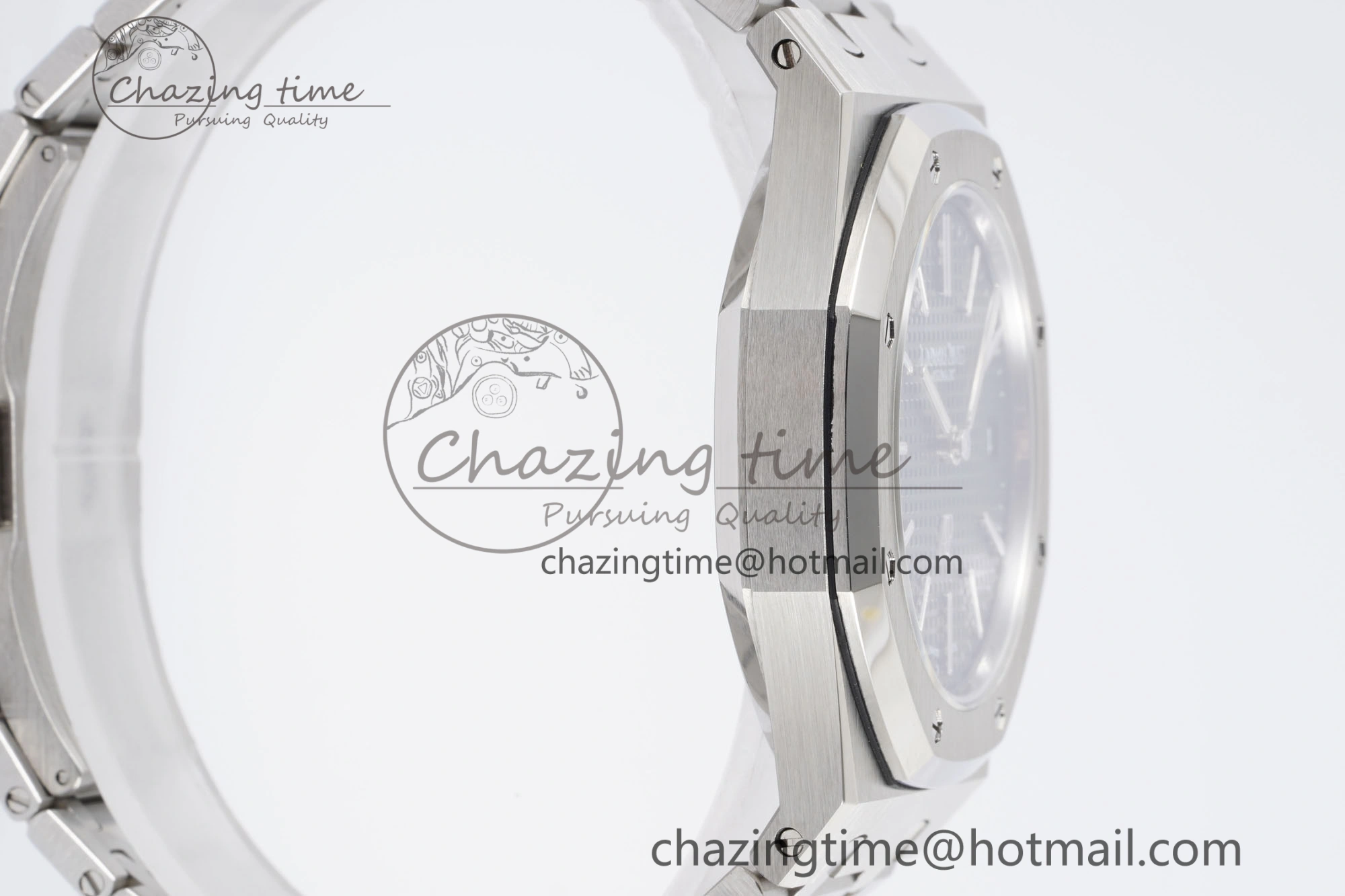 Refined Royal Oak 39mm 15202 SS JJF 1:1 Best Edition Blue Textured Dial on SS Bracelet A 4632
