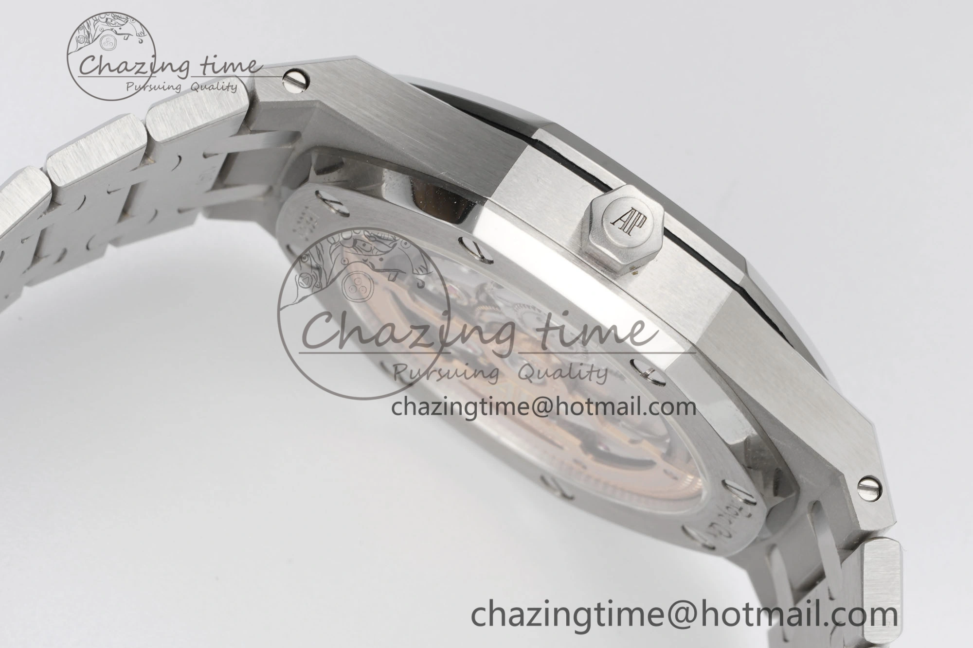 Refined Royal Oak 39mm 15202 SS JJF 1:1 Best Edition Blue Textured Dial on SS Bracelet A 4632