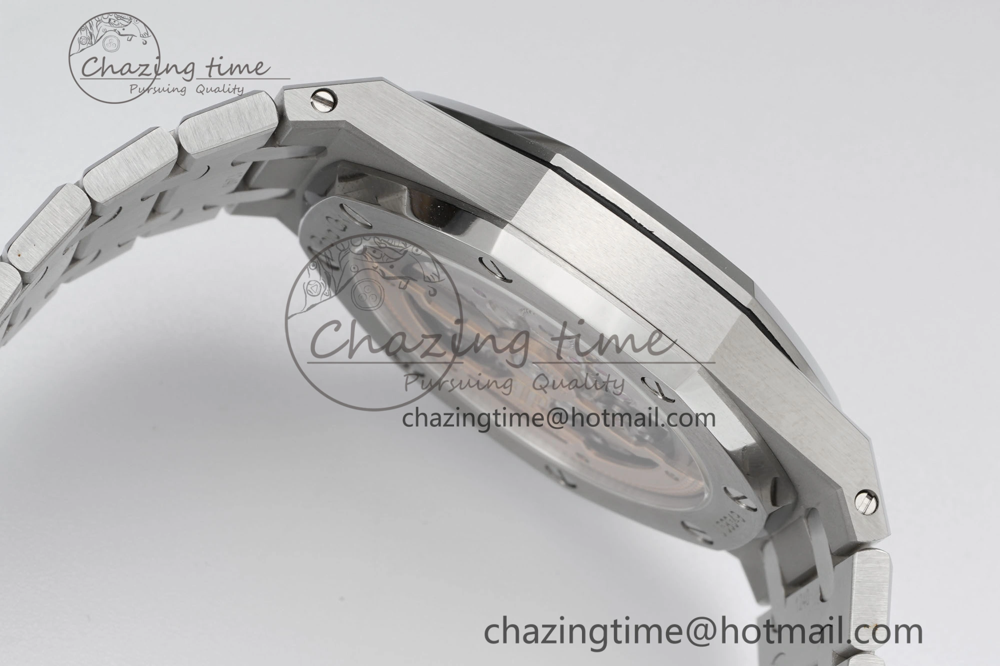 Refined Royal Oak 39mm 15202 SS JJF 1:1 Best Edition Blue Textured Dial on SS Bracelet A 4632