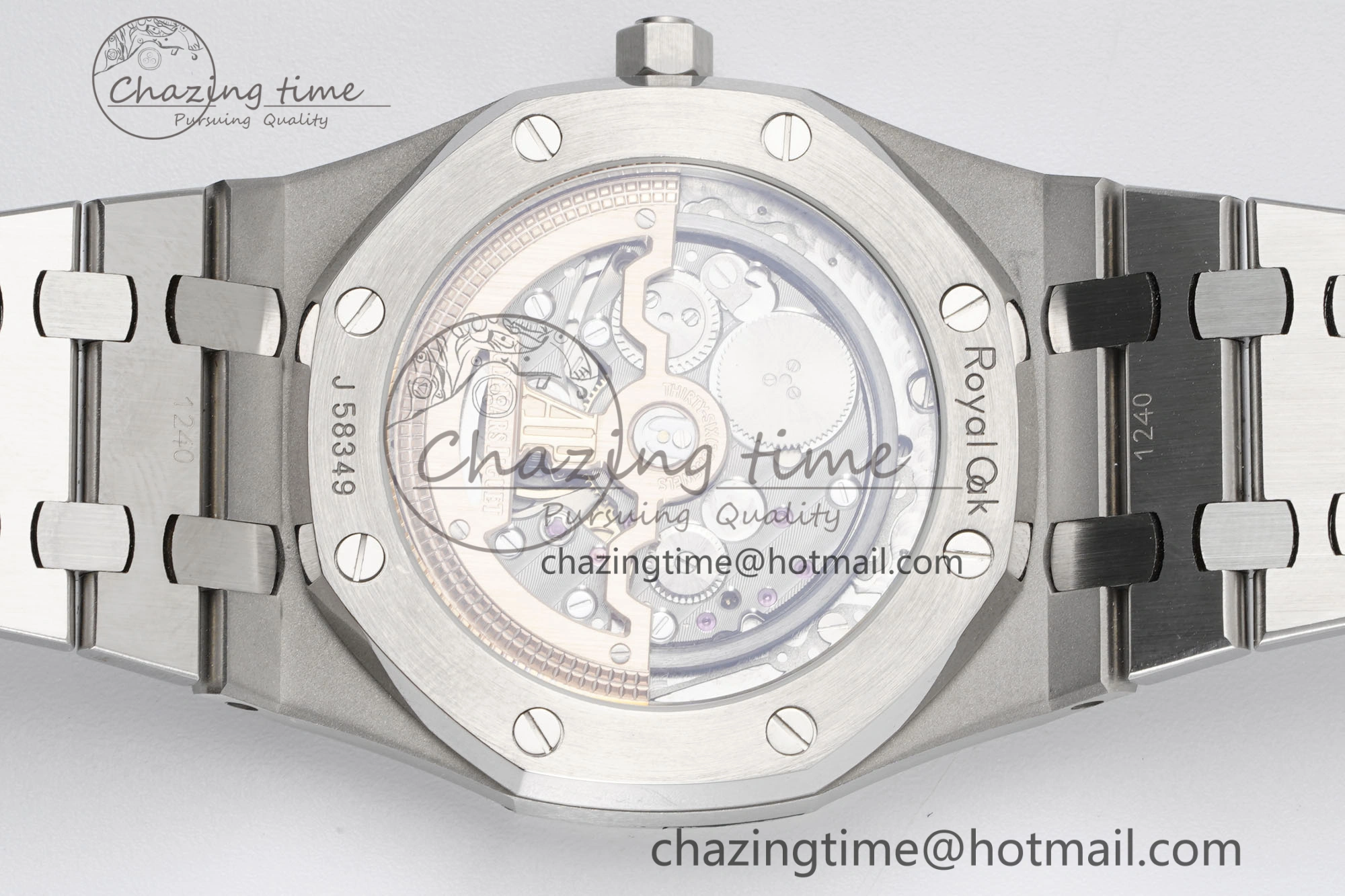 Refined Royal Oak 39mm 15202 SS JJF 1:1 Best Edition Blue Textured Dial on SS Bracelet A 4632