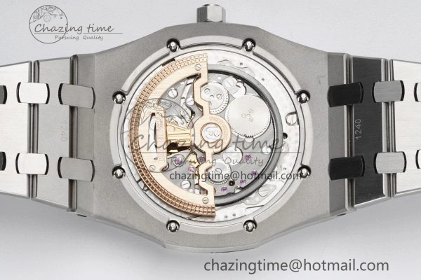 Refined Royal Oak 39mm 15202 SS JJF 1:1 Best Edition Blue Textured Dial on SS Bracelet A 4632
