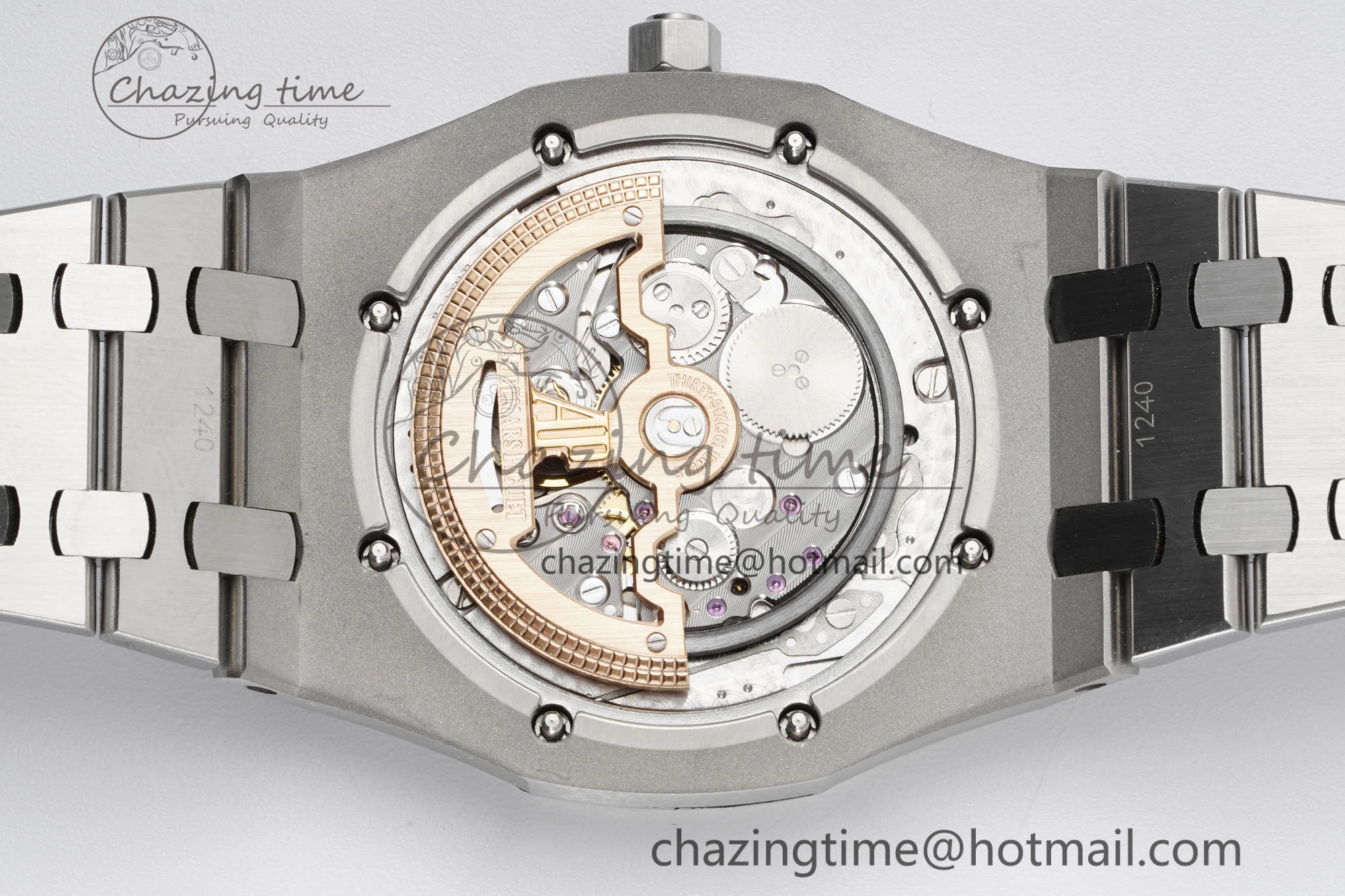Refined Royal Oak 39mm 15202 SS JJF 1:1 Best Edition Blue Textured Dial on SS Bracelet A 4632