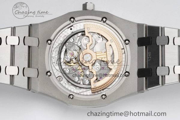 Refined Royal Oak 39mm 15202 SS JJF 1:1 Best Edition Blue Textured Dial on SS Bracelet A 4632