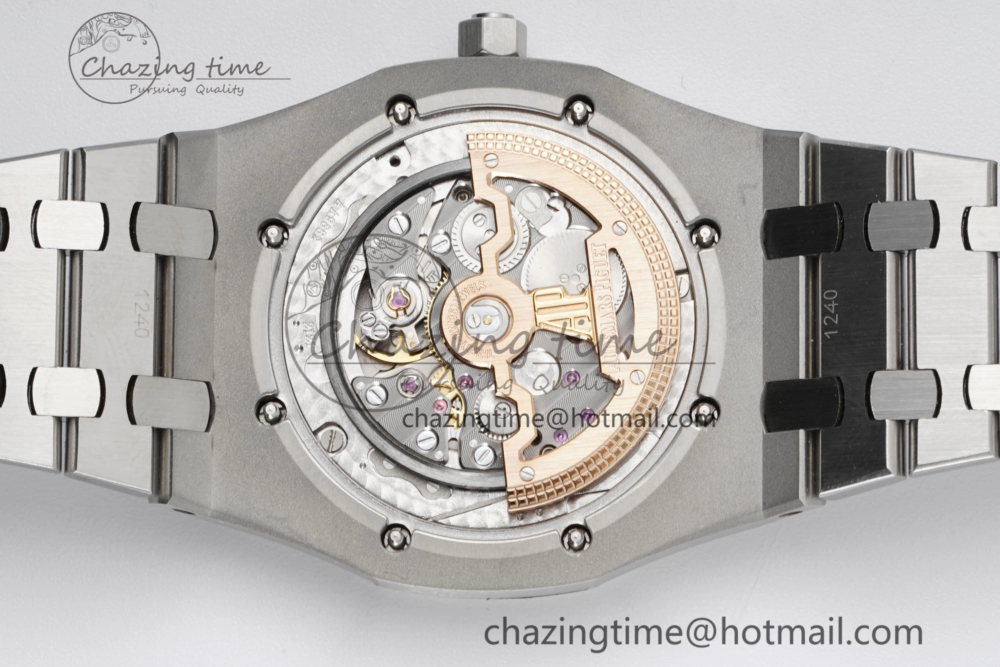 Refined Royal Oak 39mm 15202 SS JJF 1:1 Best Edition Blue Textured Dial on SS Bracelet A 4632