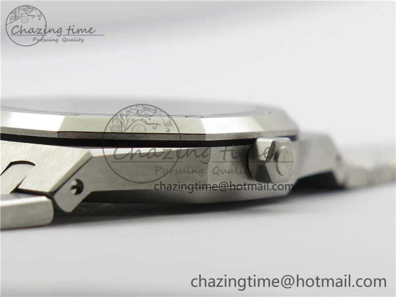 Royal Oak 39mm 15202 SS KZF 1:1 Best Edition Blue Textured Dial on SS Bracelet A Refined 4839