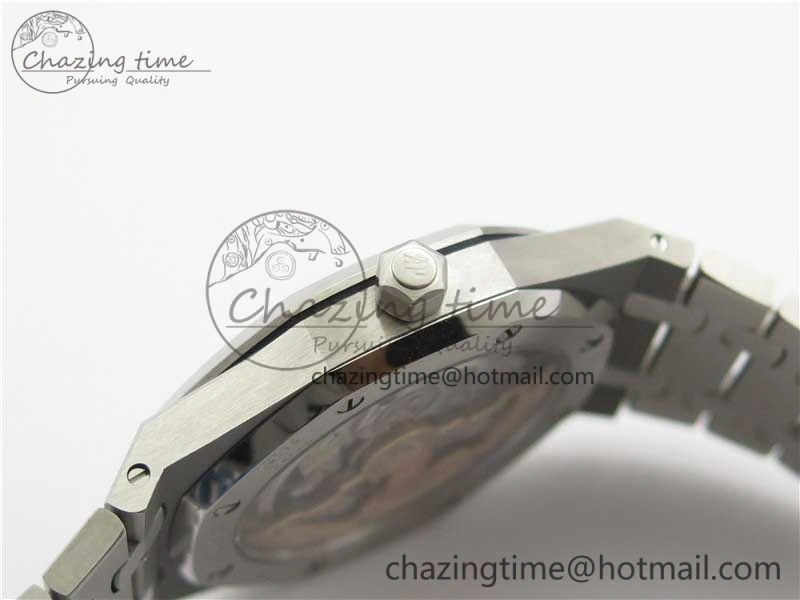 Minimalist Royal Oak 39mm 15202 SS KZF 1:1 Best Edition Yellow Textured Dial on SS Bracelet A 4840