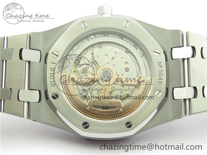 Modern Royal Oak 39mm 15202 SS XF 1:1 Best Edition Blue Textured Dial on SS Bracelet A2121 V 4850