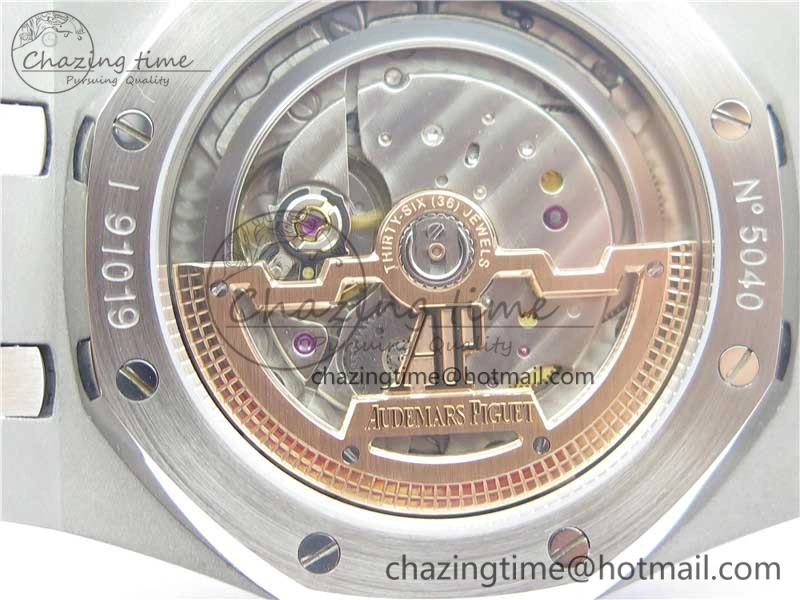 Modern Royal Oak 39mm 15202 SS XF 1:1 Best Edition Blue Textured Dial on SS Bracelet A2121 V 4850