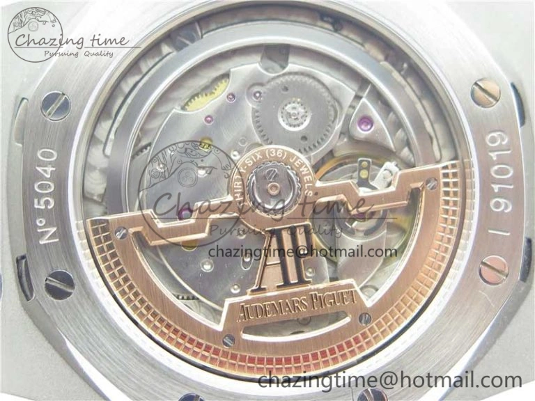 Modern Royal Oak 39mm 15202 SS XF 1:1 Best Edition Blue Textured Dial on SS Bracelet A2121 V 4850