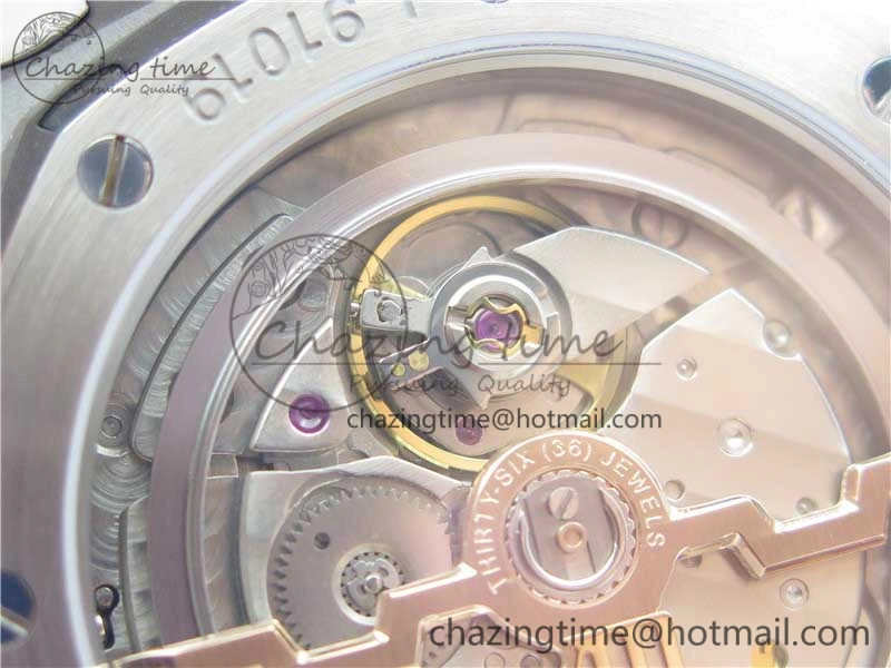 Modern Royal Oak 39mm 15202 SS XF 1:1 Best Edition Blue Textured Dial on SS Bracelet A2121 V 4850