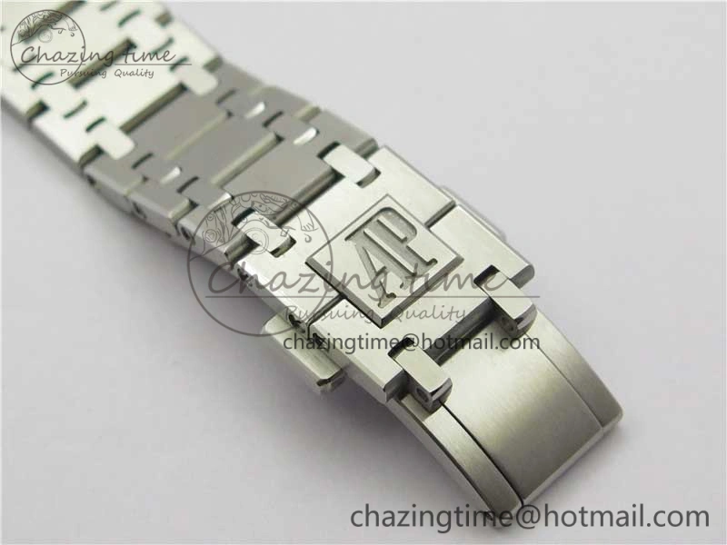 Modern Royal Oak 39mm 15202 SS XF 1:1 Best Edition Blue Textured Dial on SS Bracelet A2121 V 4850