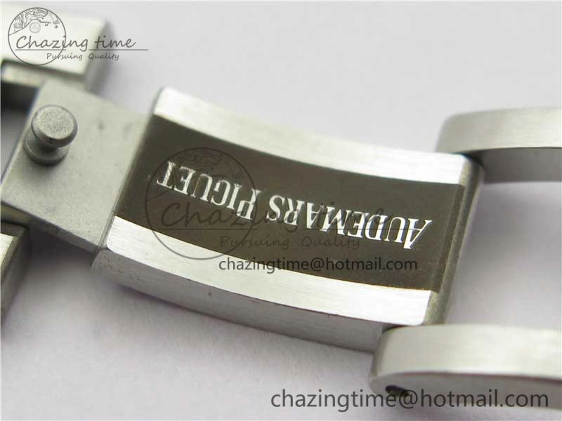 Modern Royal Oak 39mm 15202 SS XF 1:1 Best Edition Blue Textured Dial on SS Bracelet A2121 V 4850