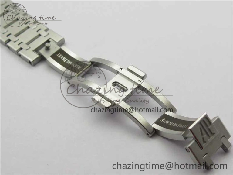 Modern Royal Oak 39mm 15202 SS XF 1:1 Best Edition Blue Textured Dial on SS Bracelet A2121 V 4850