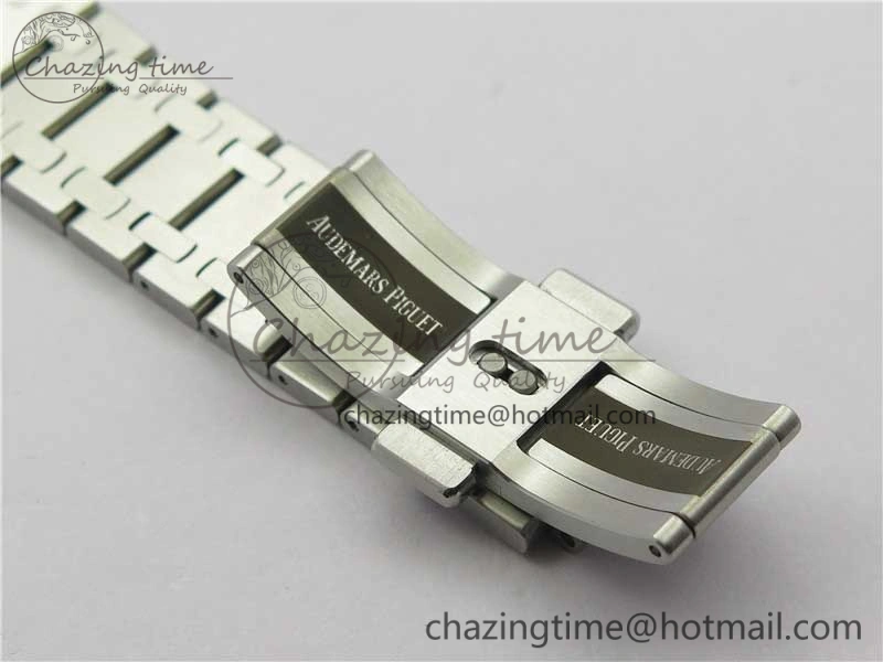 Modern Royal Oak 39mm 15202 SS XF 1:1 Best Edition Blue Textured Dial on SS Bracelet A2121 V 4850