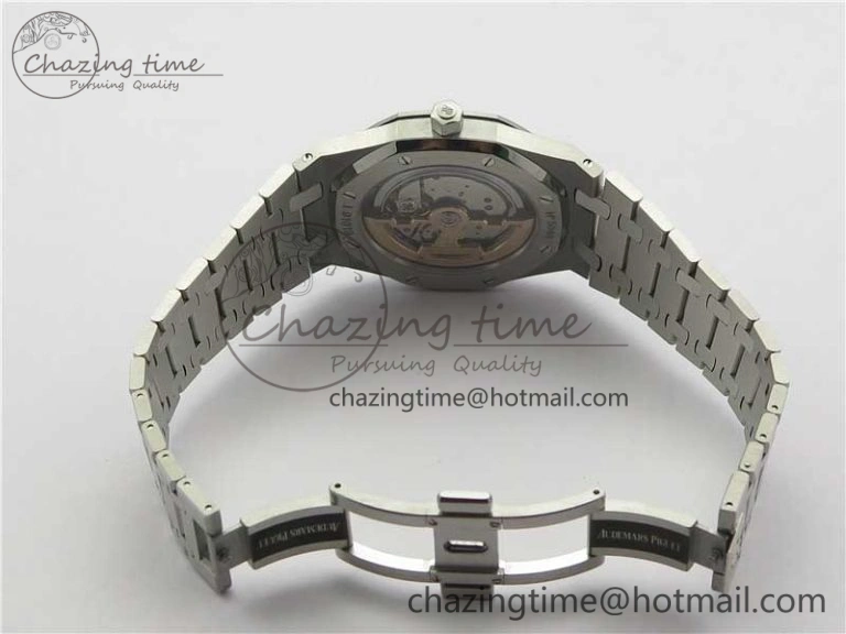 Modern Royal Oak 39mm 15202 SS XF 1:1 Best Edition Blue Textured Dial on SS Bracelet A2121 V 4850