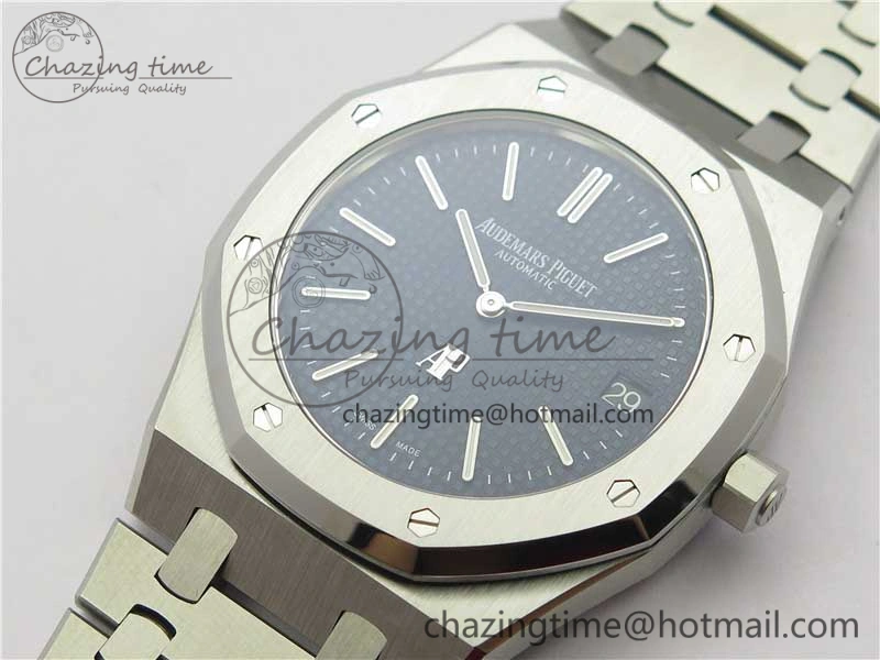 Modern Royal Oak 39mm 15202 SS XF 1:1 Best Edition Blue Textured Dial on SS Bracelet A2121 V 4850