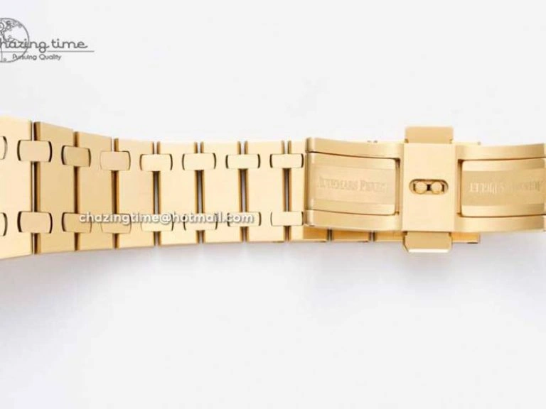SmartChoice Royal Oak 39mm 15202 YG BF 1:1 Best Edition White Textured Dial on YG Bracelet A 4577