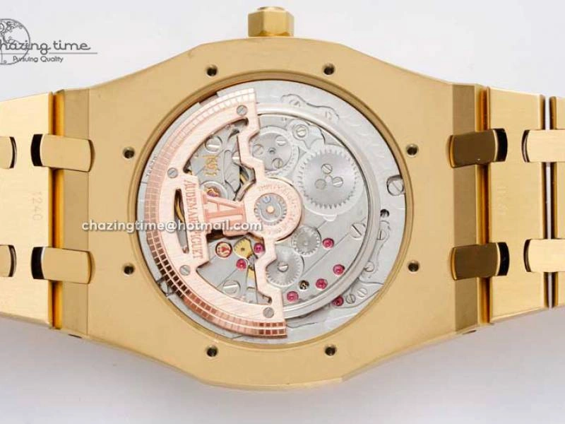 SmartChoice Royal Oak 39mm 15202 YG BF 1:1 Best Edition White Textured Dial on YG Bracelet A 4577