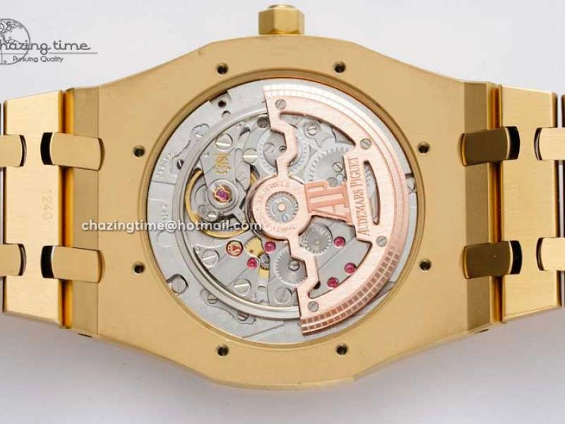 SmartChoice Royal Oak 39mm 15202 YG BF 1:1 Best Edition White Textured Dial on YG Bracelet A 4577