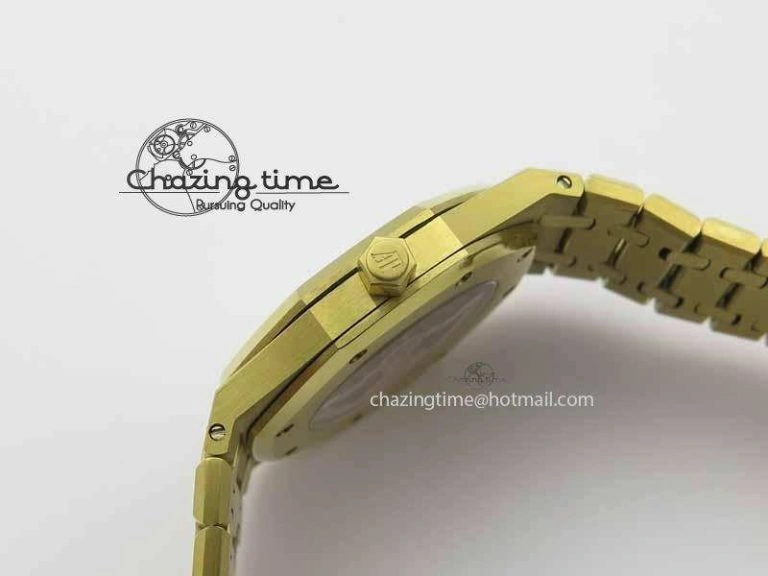 ModernLook Royal Oak 39mm 15202 YG Blue Dial On YG Bracelet MIYOTA 5014
