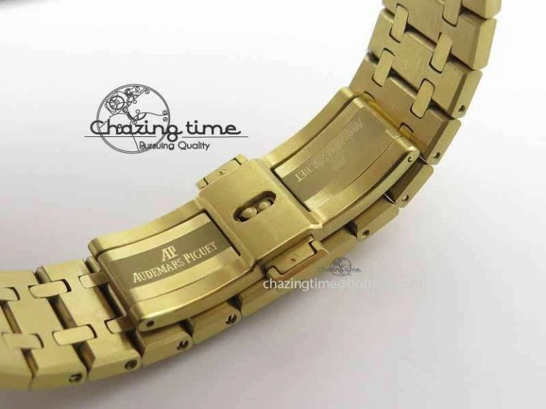 ModernLook Royal Oak 39mm 15202 YG Blue Dial On YG Bracelet MIYOTA 5014