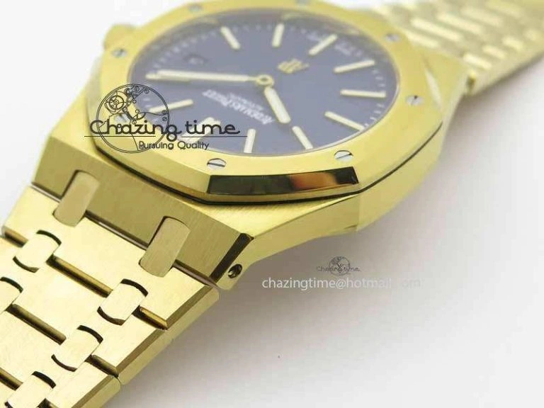 ModernLook Royal Oak 39mm 15202 YG Blue Dial On YG Bracelet MIYOTA 5014