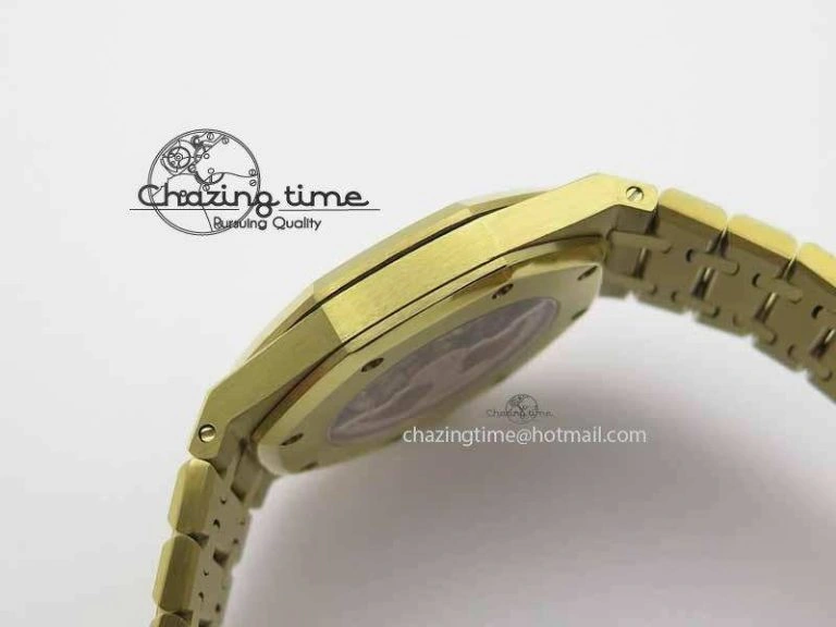 Royal Oak 39mm 15202 YG Gold Dial On YG Bracelet MIYOTA Timeless 5013