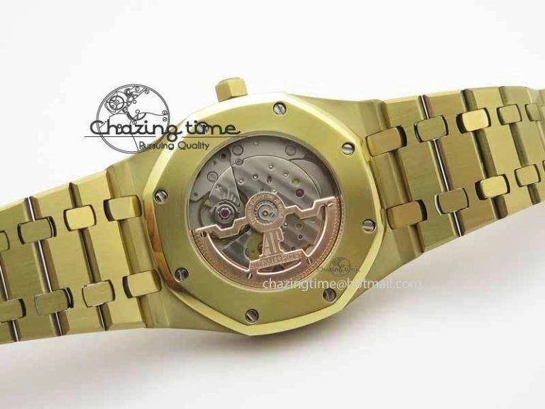 Royal Oak 39mm 15202 YG Gold Dial On YG Bracelet MIYOTA Timeless 5013