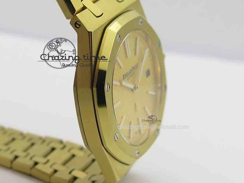 Royal Oak 39mm 15202 YG Gold Dial On YG Bracelet MIYOTA Timeless 5013