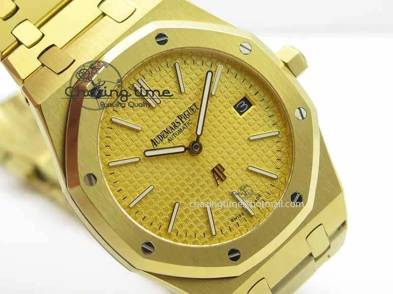 Royal Oak 39mm 15202 YG Gold Dial On YG Bracelet MIYOTA Timeless 5013