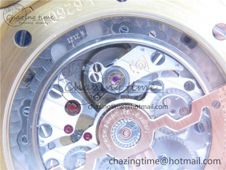 Royal Oak 39mm 15202 YG KZF 1:1 Best Edition Yellow Textured Dial on YG Bracelet A Chic 4843