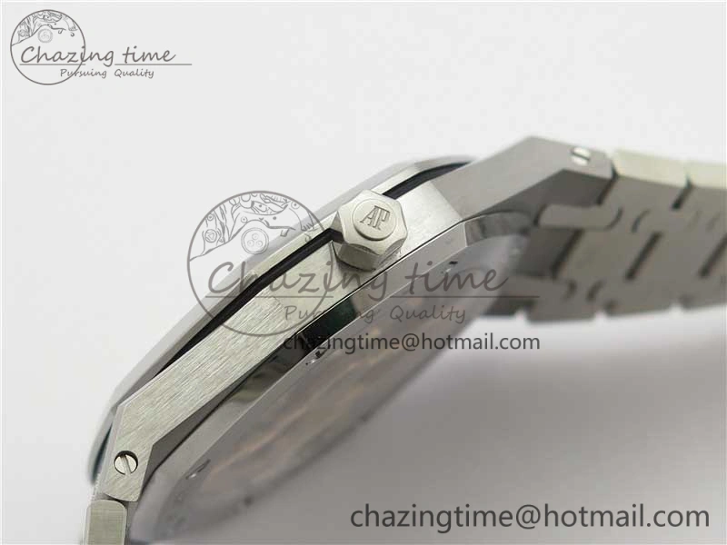Sophisticated Royal Oak 39mm 15202BC SS XF 1:1 Best Edition Yellow Textured Dial on SS Bracelet A 4848
