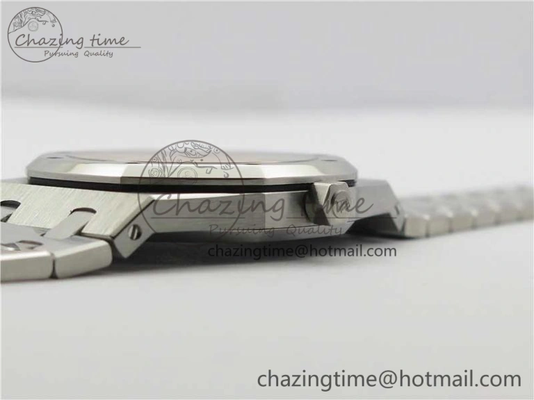 Sophisticated Royal Oak 39mm 15202BC SS XF 1:1 Best Edition Yellow Textured Dial on SS Bracelet A 4848