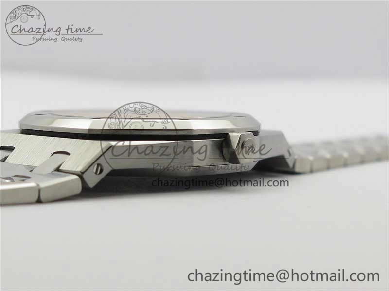 Sophisticated Royal Oak 39mm 15202BC SS XF 1:1 Best Edition Yellow Textured Dial on SS Bracelet A 4848