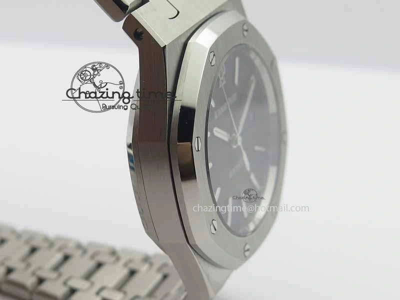 SmoothTexture Royal Oak 39mm 15300 SS BP Maker Best Edition Black Dial On SS Bracelet A 5004