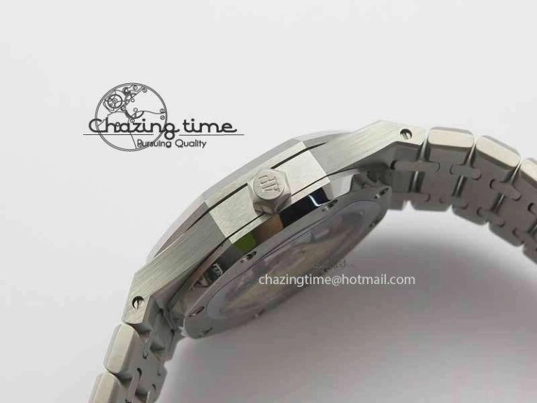 SmoothTexture Royal Oak 39mm 15300 SS BP Maker Best Edition Black Dial On SS Bracelet A 5004