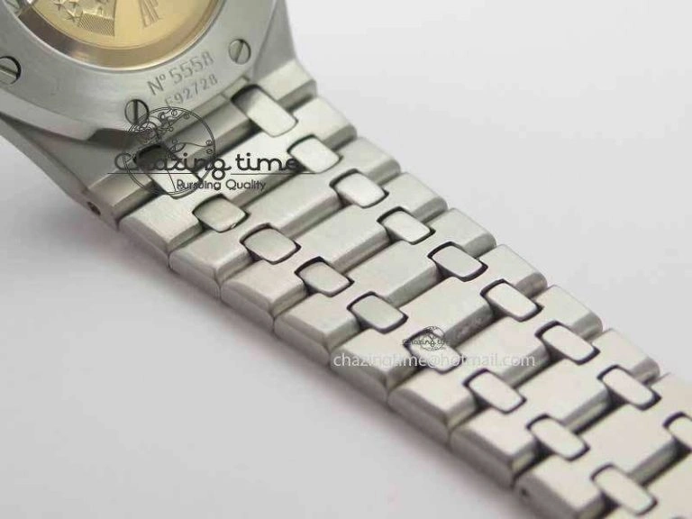 SmoothTexture Royal Oak 39mm 15300 SS BP Maker Best Edition Black Dial On SS Bracelet A 5004