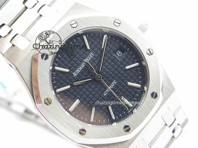 Royal Oak 39mm 15300 SS BP Maker Best Edition Blue Dial On SS Bracelet A Chic 5005