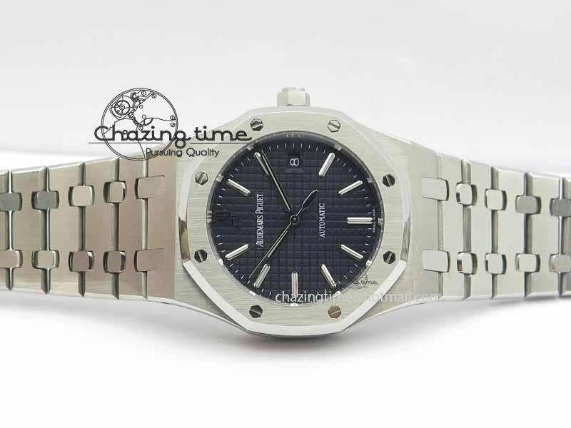 Royal Oak 39mm 15300 SS BP Maker Best Edition Blue Dial On SS Bracelet A Chic 5005