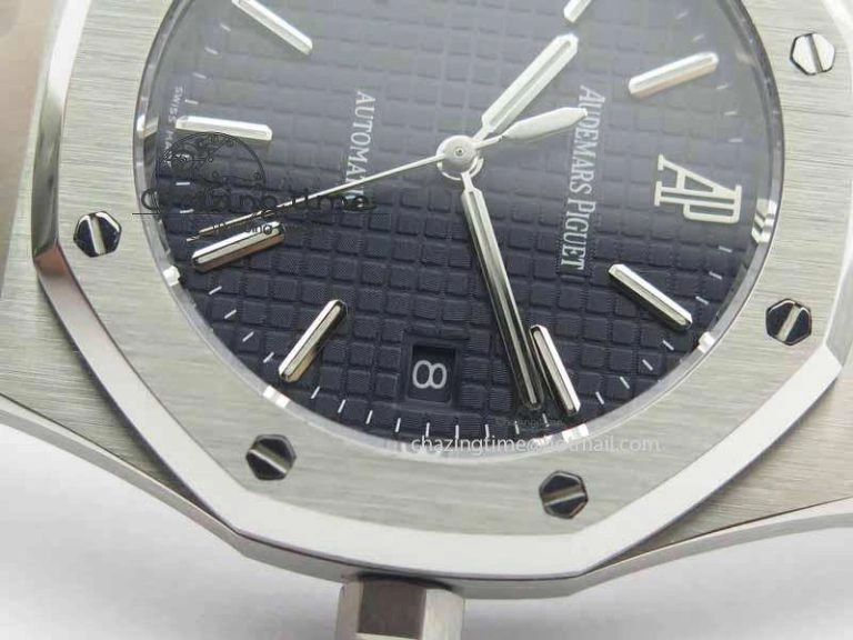 Royal Oak 39mm 15300 SS BP Maker Best Edition Blue Dial On SS Bracelet A Chic 5005