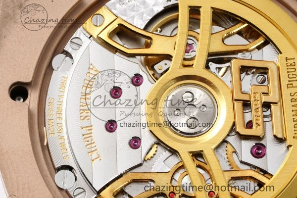 OnTrend Royal Oak 39mm 16202 “50th Anniversary” RG ZF 1:1 Best Edition Gray Textured Dial on RG Bracelet A 4628