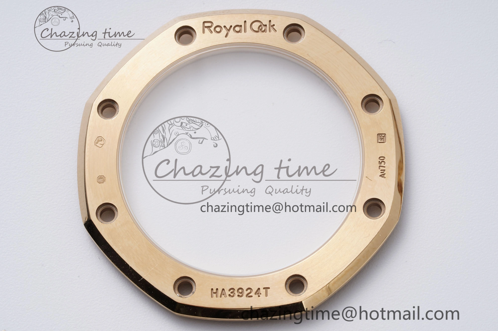 OnTrend Royal Oak 39mm 16202 “50th Anniversary” RG ZF 1:1 Best Edition Gray Textured Dial on RG Bracelet A 4628